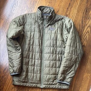 Patagonia Men's Olive Puffer Jacket